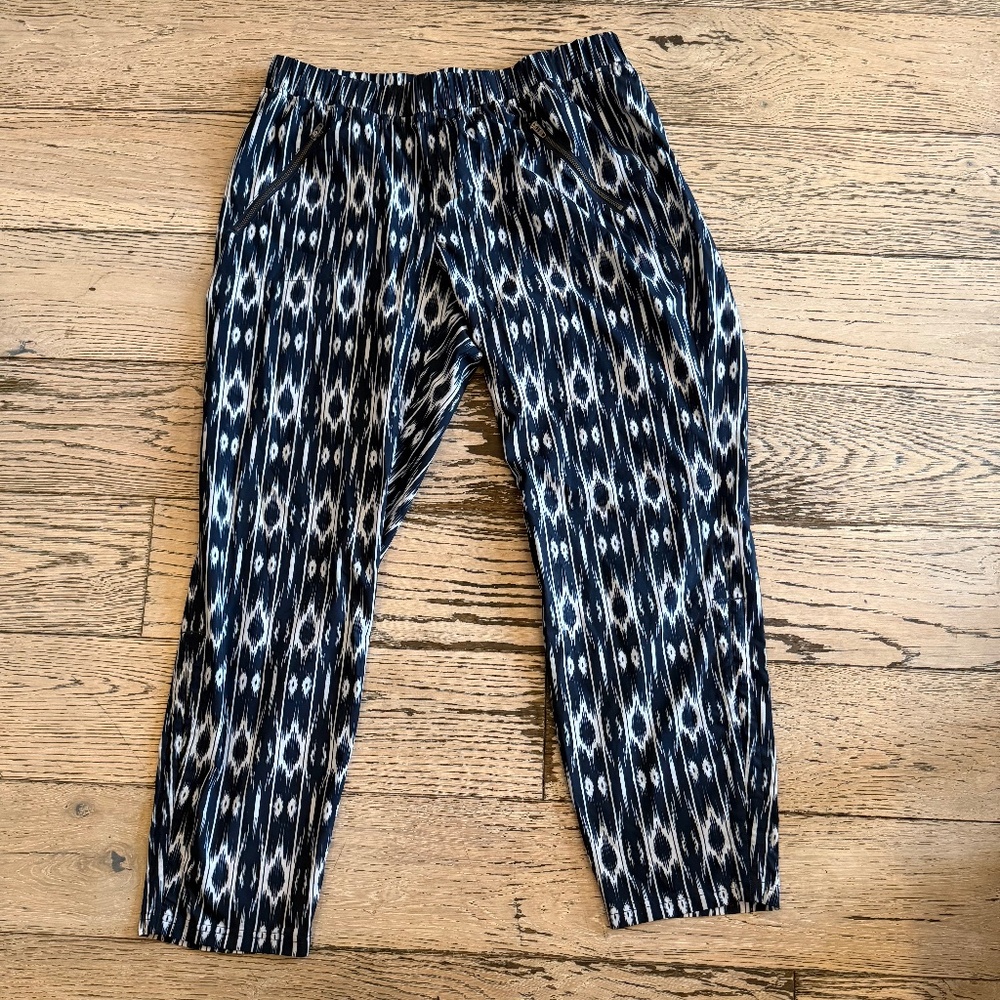 Athleta bohemian print pants size 14 NWOT